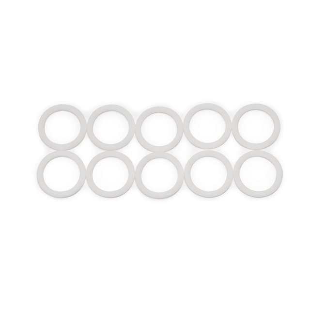Russell Automotive 651208 Washer Round; Polytetrafluoroethylene; 1/2 Inch Inside Diameter; Set of Ten