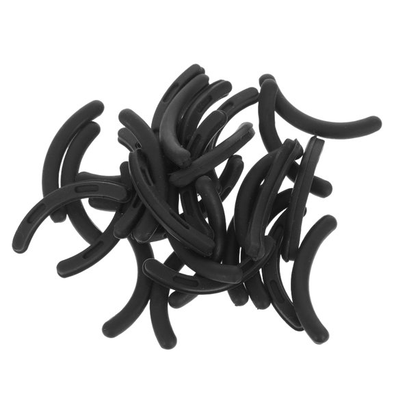 Niceauty 30Pcs Black Eyelash Curler Refill Pads Rubber Cushion for Comfortable Makeup