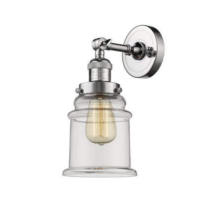 

Innovations Lighting 203 Canton Canton 1 Light 11 Tall Bathroom Sconce - Chrome