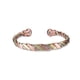 thumbnail image 1 of Pulsera de cobre Real con imán, brazalete ajustable de cobre vikingo para el alivio del dolor, artritis, negro, plata, Energía para la salud Fivean unisex, 1 of 2