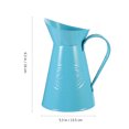thumbnail image 2 of Weiweiguan 1pc Retro Iron Flower Bucket Flowerpot Home Decor Flower Storage Container, 2 of 6