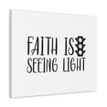 thumbnail image 2 of Scripture Walls Faith Is Seeing Light Hebrews 11:1 Traffic Light Christian Wall Art Bible Verse Print Ready to Hang Unframed, 2 of 18