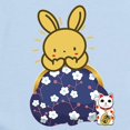 thumbnail image 2 of CafePress - Japanese Style Rabbit With Purse Body Suit - Long Sleeve Cotton Baby Bodysuit, 2 of 4