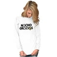 thumbnail image 4 of Nacho Gracias Foodie Food Lover Gym Plus Size Long Sleeve Graphic Tee Shirt Brisco Brands 2X, 4 of 5