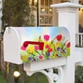 thumbnail image 3 of Spring Flowers Mailbox Cover Magnetic Standard Size 18" X 21" Daisy Floral Mailbox Covers Spring Decor Mailbox Wraps Post Letter Box Cover for Garden Yard, 3 of 6