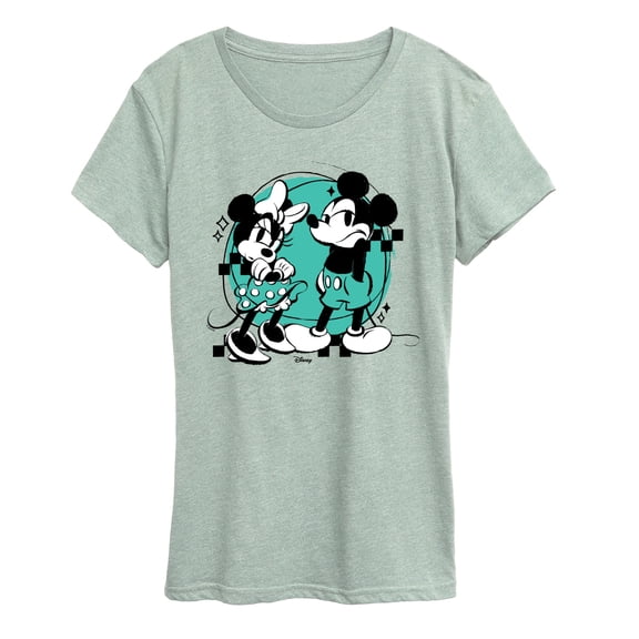 Disney - Mickey And Minnie Mouse - Women's Short Sleeve Graphic T-Shirt