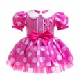 thumbnail image 3 of ATAIKU 3M-18M Infant Baby Girls Princess Dress Up Romper Onesie Tutu Dress Bodysuit with Headband Birthday Halloween Christmas Party Dresses, 3 of 9