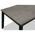 thumbnail image 5 of Miekor Furniture 7-Pc Dinette Set Light Black Gray Rectangular Table Grey Upholstered Chairs Transitional Dining Room Wooden Dining Set Furniture 41897, 5 of 5