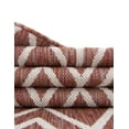 thumbnail image 4 of Jill Zarin Outdoor Collection Area Rug - Turks and Caicos (7' 10" x 10' Oval Rust Red/Ivory), 4 of 7