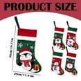 thumbnail image 3 of HCTSHG Personalized Christmas Stockings Large Custom Embroidered Xmas Stocking with Name & Festive Pattern Ideal for Family & Fireplace Decor, 3 of 9