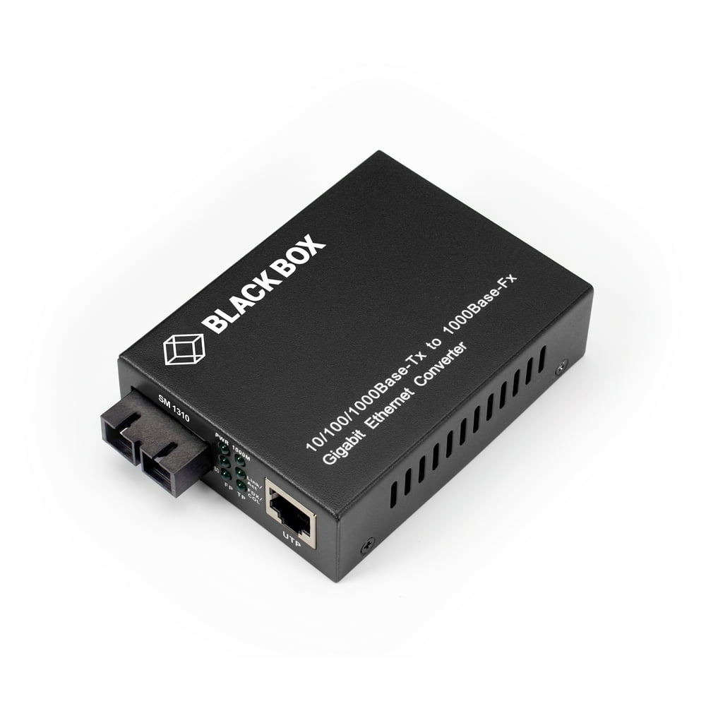 Black Box Pure Networking Copper to Fiber Media Converter