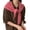 Plum powder, variant on Crosses Weave Design Scarf Acrylic Fabric All Day Comfort Winter Accessory For Unisex Family Matching