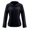 thumbnail image 4 of MHFRRA Blusa de Manga Larga con Cuello Alto para Mujer, Elegante y Ajustada. Negro, 4 of 4