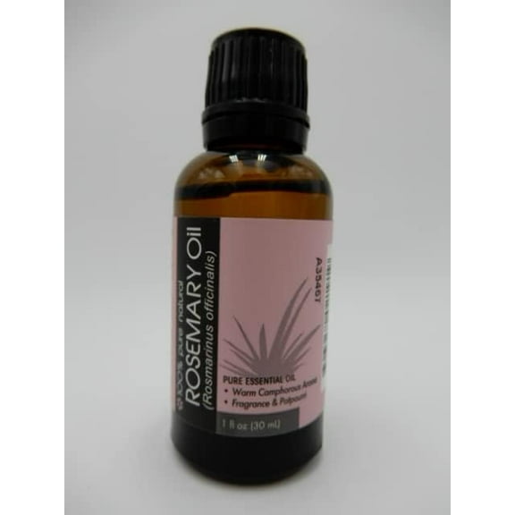 100% Pure Natural Rosemary Oil, 1 Oz..