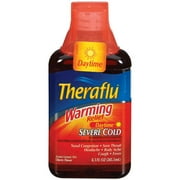 Theraflu Daytime Cherry Flavor Warming Syrup Severe Cold 8.3 Fl Oz