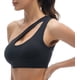 thumbnail image 1 of Sujetador deportivo de un solo hombro para mujer Sujetadores de entrenamiento, 1 of 5