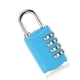 thumbnail image 3 of Cerradura codificada de aleación de Zinc, candado de combinación de seguridad para maletas, archivadores, azul cielo, 3 of 9