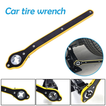 

VeliToy Auto Labor-Saving Jack Ratchet Wrench with Long Handle Car Repair Tool Easy to Use