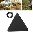 thumbnail image 2 of destyer Toile Camping Triangle Tabouret Tissu Voyage Randonnée Jardinage Randonnée Noir, 2 of 9