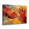 thumbnail image 2 of Abstract Art Modern Decorative Painting Feet Framed Canvas Poster Bedroom Decor Sports Landscape Office Room Decor Gift,Frame-style,16x24inch(40x60cm), 2 of 8
