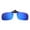 Blue - 14.5cm, variant on Whyan Polarized Flip Up Clip On Sunglasses Rimless UV400 Protection Clip On Shades Lightweight Metal Clip Over Sunglasses for Myopia Glasses Driving & Outdoor Activities