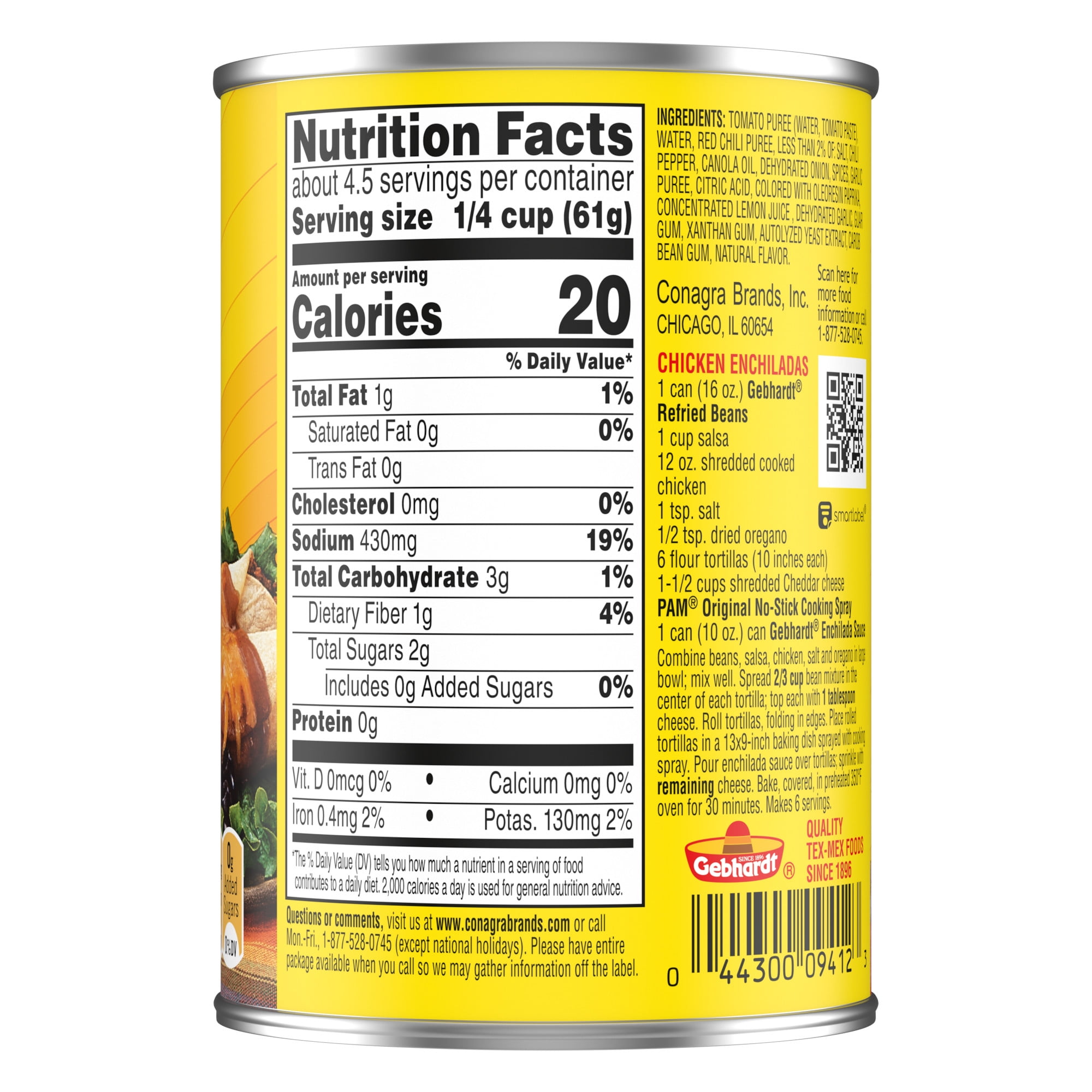 Gebhardt Enchilada Sauce, 10 oz.