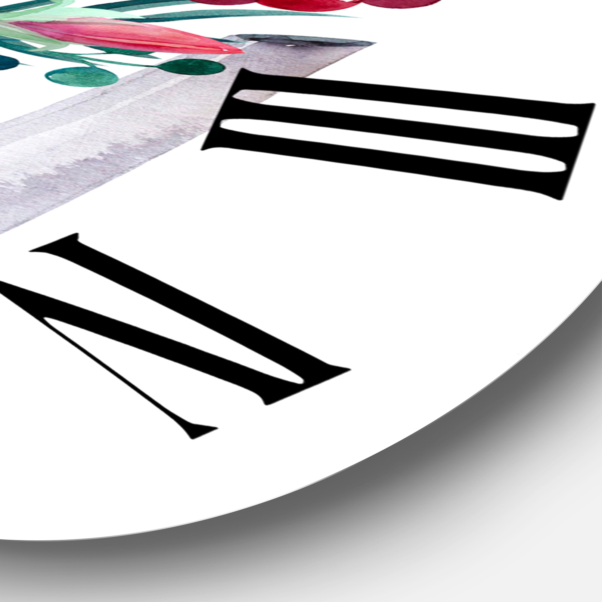 Designart 1 in Quartz Traditional Wall Clock