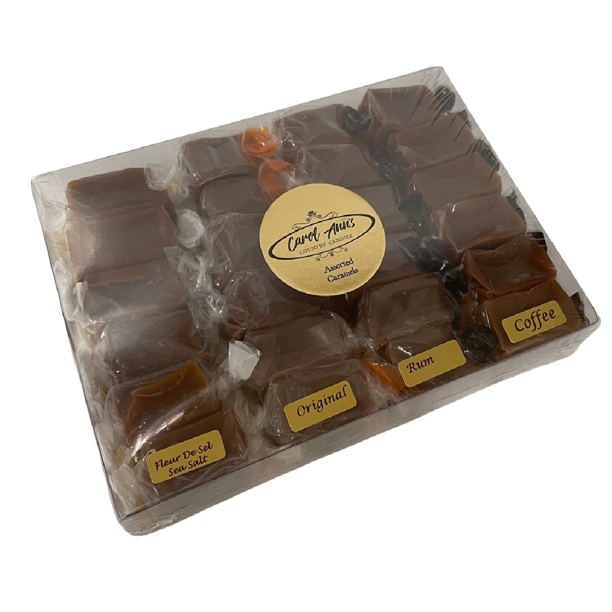 Gourmet Caramel Candy By Carol Ann S Country Candies Soft And Chewy Handcrafted Caramels 24 Piece Variety Gift Box Walmart Com