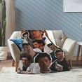 thumbnail image 6 of Blanket Derek Actors Shepherd Throw Flannel Blankets Warm Soft Cozy Fuzzy Air Conditioning Blanket for Living Room Sofa Bed Gift Blankets for All Seasons 30"x40", 6 of 6