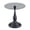 Black,Gray, variant on Round Side Table Tempered Glass Metal Gold Transparent 20 Inch for Living Room Bedroom