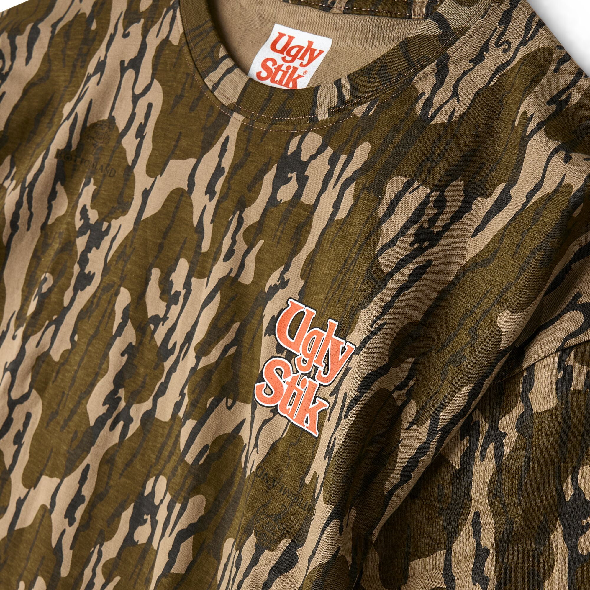 Ugly Stik Mossy Oak® Logo Short Sleeve Tee, Bottomland, Size M