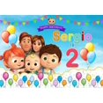 thumbnail image 3 of Globo colorido de dibujos animados para niños y niñas, decoración personalizada para fiesta de cumpleaños, Fondo para estudio fotográfico, 3 of 5
