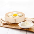 thumbnail image 3 of MasteelfCA 1 Set Handmade Bamboo Steamer Kitchen Food Steamer with Lid Cooking Tool, 3 of 7