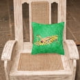 thumbnail image 2 of Carolines Treasures 8849PW1818 Grasshopper on Green   Canvas Fabric Decorative Pillow 18H x18W multicolor, 2 of 2