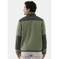 thumbnail image 7 of Ozark Trail Men's & Big Men's Mixed Media Fleece Jacket, Sizes S-3XL, 7 of 7