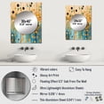 thumbnail image 4 of Designart "Considering the Possibilities V" Minimalism Mirror Wall Decor - Modern Brown Abstract Mirror Wall Art For Entryway - 40" x 30" Inch, 4 of 5