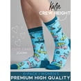 thumbnail image 3 of Kalon 6 Pack Women's Christmas Crew Socks Gift Set (6-9, Cute Christmas), 3 of 7