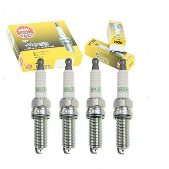 4 pc NGK G-Power Spark Plugs compatible with Honda Civic 1.8L 2.4L L4 2012-2015