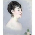 thumbnail image 3 of Édouard Manet 20x24 Black Modern Framed Museum Art Print Titled - Mademoiselle Isabelle Lemonnier (1857-1926) (1879-82), 3 of 5