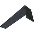 thumbnail image 6 of Ekena Millwork 2 1/2"W x 14"D x 4"H Hidden Support Steel Heavy Duty Bracket w/ Back Plate, Powder Coated Black, 6 of 10