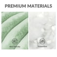 thumbnail image 4 of Exclusivo Mezcla Calming Donut Dog Bed with Non-Slip Bottom, 24 inches Cozy Fluffy Faux Rabbit Fur Round Pet Bed for Medium Dogs, Green, 4 of 6