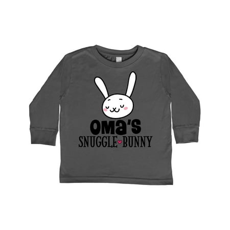 

Inktastic Oma Bunny Rabbit Grandchild Gift Toddler Boy or Toddler Girl Long Sleeve T-Shirt