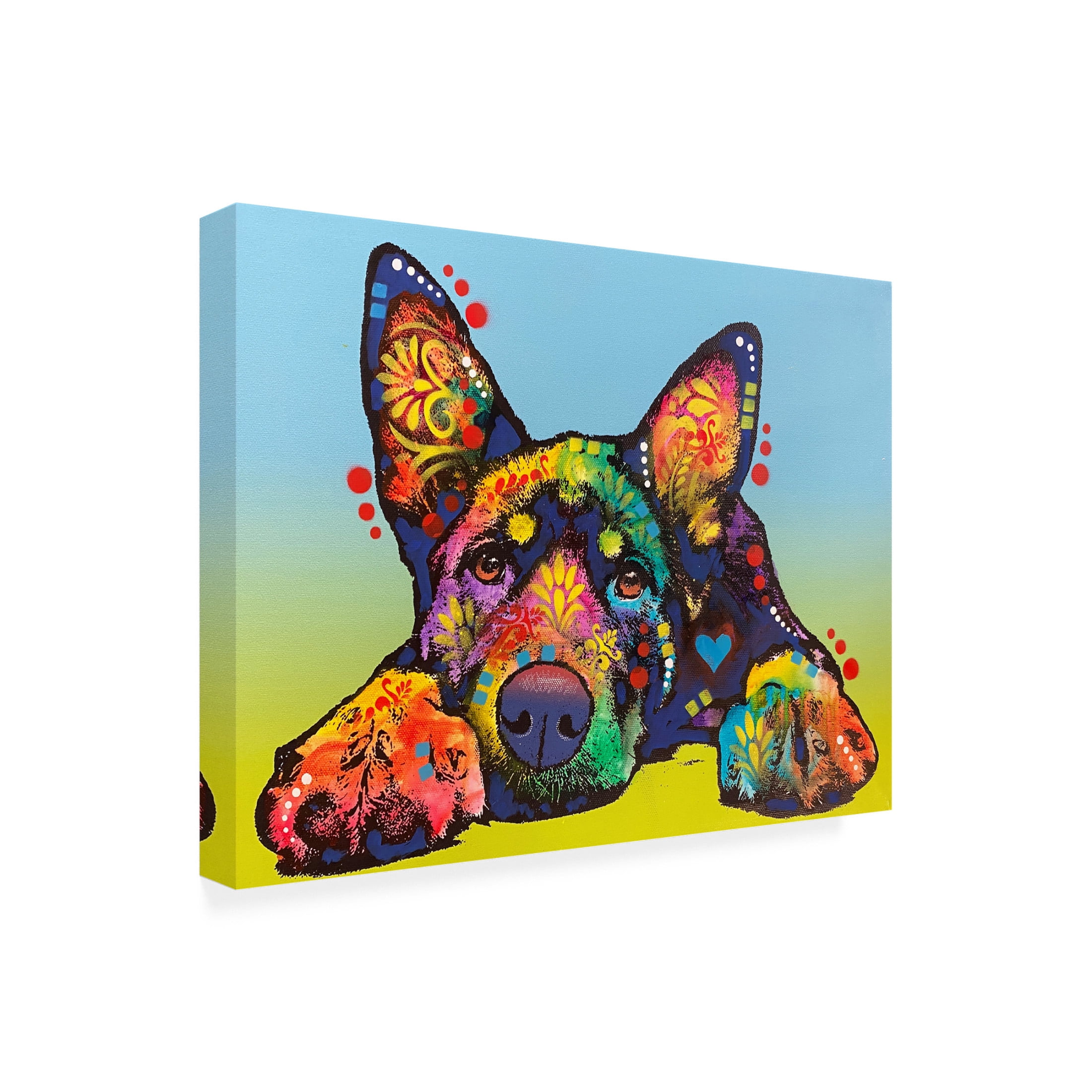 Canvas Wall Art - Dean Russo- Exclusive 'Right There' Wall Art for Living Room, Bedroom, or Office Décor by Trademark Fine Art - 32 x 24 Inches