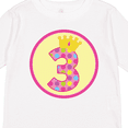thumbnail image 4 of Inktastic Princess 3rd Birthday Girls Long Sleeve Toddler T-Shirt, 4 of 5