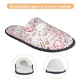 thumbnail image 3 of KLL Cute Rabbit Slippers for Women Men House Slip on Indoor Outdoor Bedroom Furry Fleece Lined Ladies Comfy Anti-Skid Rubber Hard Sole-Large, 3 of 8