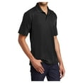 thumbnail image 4 of Mens Dri-Mesh Pro Polyester Polo Shirt Black X-Small, 4 of 7