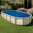 thumbnail image 2 of In The Swim 15' x 30' Premium Plus Blue/Black Oval Solar Pool Cover 12 Mil For Solar Heating Above Ground Pools and Inground Pools EXBK1530OV, 2 of 7