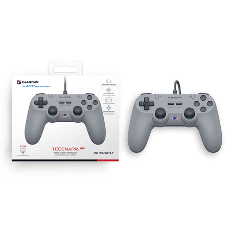 GameSir GameSir Tegenaria Lite Gray レトロ風デザインの有線ゲーミングコントローラー 任天堂Switch/Switch2/iOS/Android/WindowsPC対応 レトログレイ