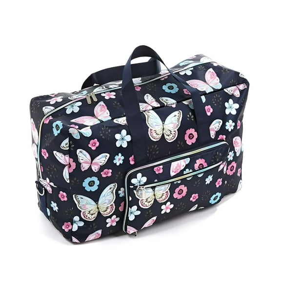 BESTSKY 22" Overnight Carry On Weekender Bag for Women Girls Foldable Travel Duffle Bag