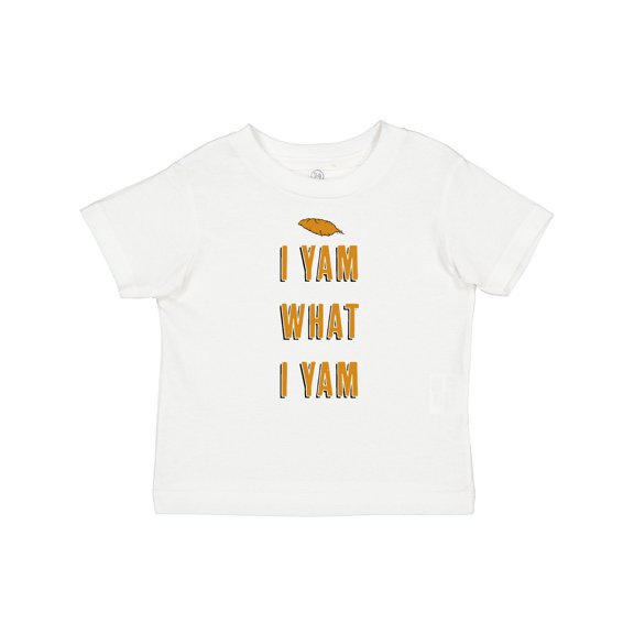Inktastic Thanksgiving I Yam What I Yam Funny Boys or Girls Baby T-Shirt